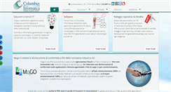 Desktop Screenshot of columbusinformatica.it